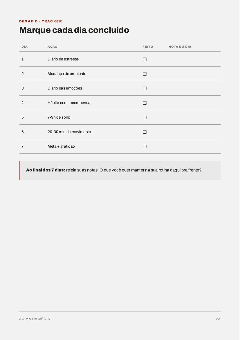 Tracker do desafio de 7 dias